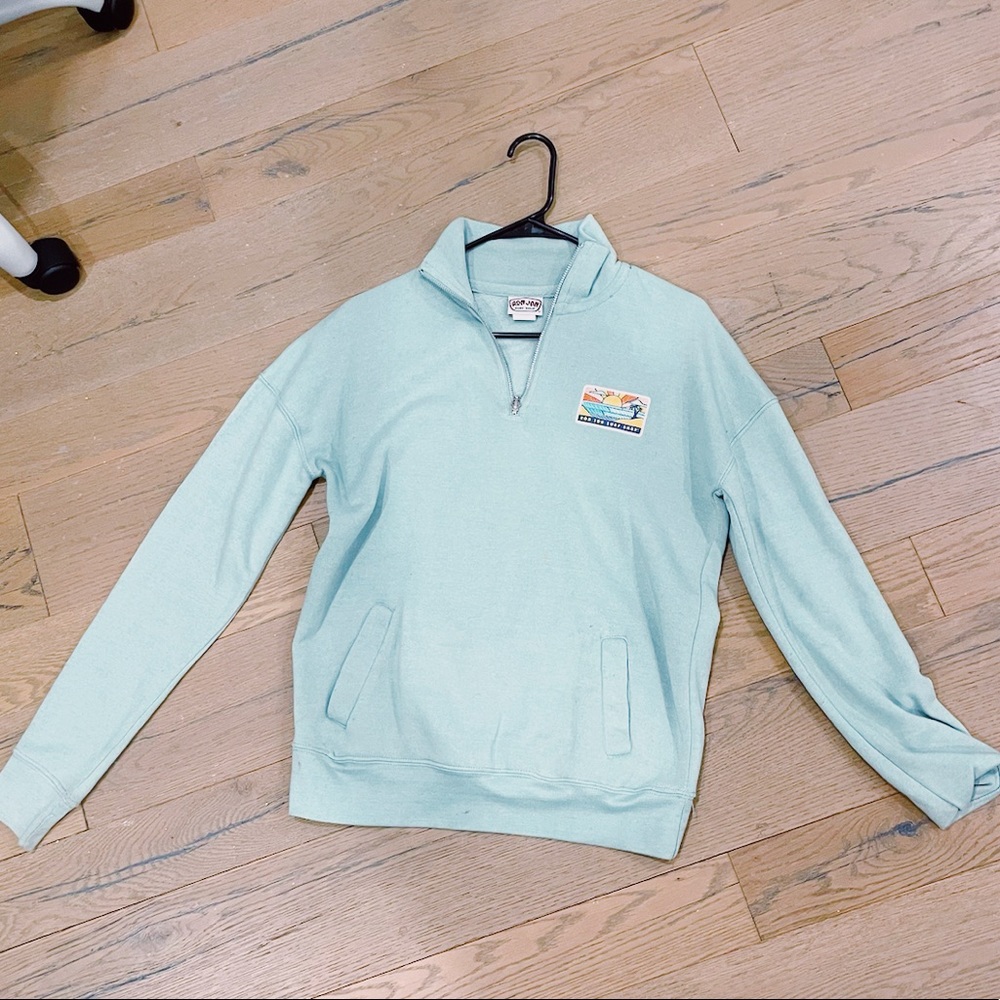 RON JON SURF SHOP BLUE SWEATER